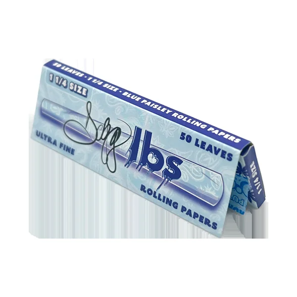 Blue Paisley DOGG LBS 1-14" Size 50ct Rolling Papers - Image 2