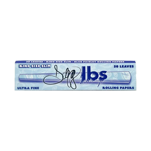 Blue Paisley DOGG LBS King Size 50ct Rolling Papers