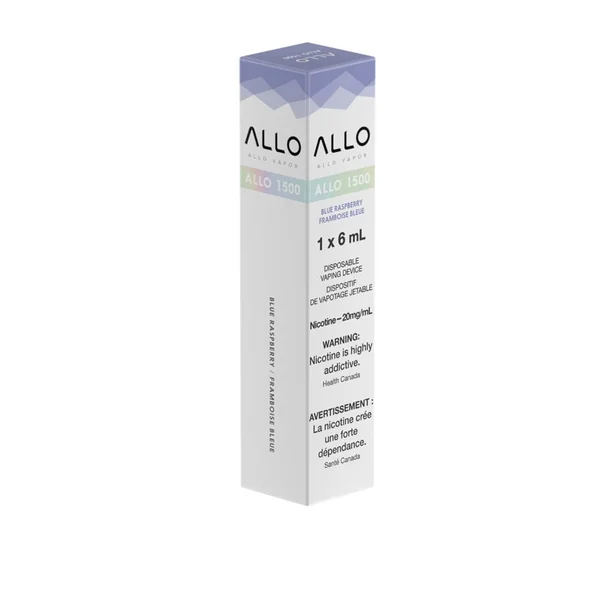 Blue Raspberry ALLO 1500 Disposable Vape | 6mL - VapeLoft - Image 2