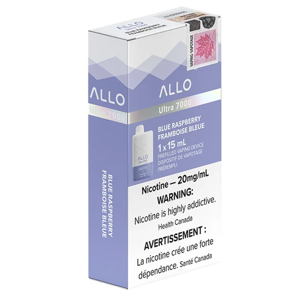 Blue Raspberry ALLO Ultra 7000 Disposable Vape | VapeLoft - Image 2