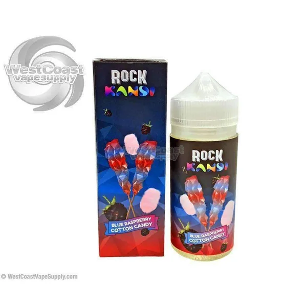 Blue Raspberry Cotton Candy by Rock Kandi 100ml - Image 2
