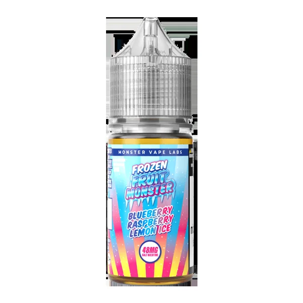 Blue Raspberry Lemon Ice Frozen Fruit Monster Salt by Monster Labs
