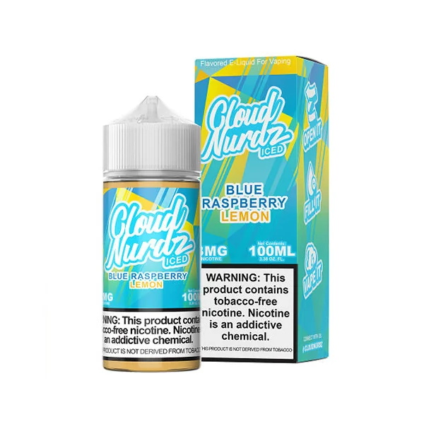 Blue Raspberry Lemon Iced by Cloud Nurdz 100ml