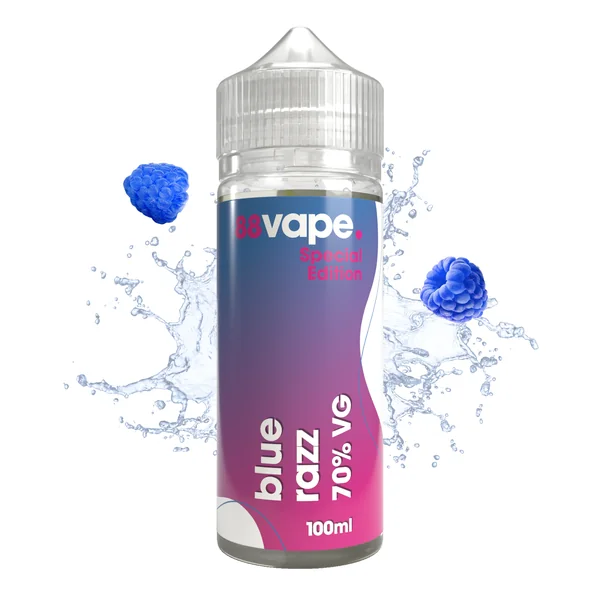 Blue Razz 100ml Short Fill - Image 2