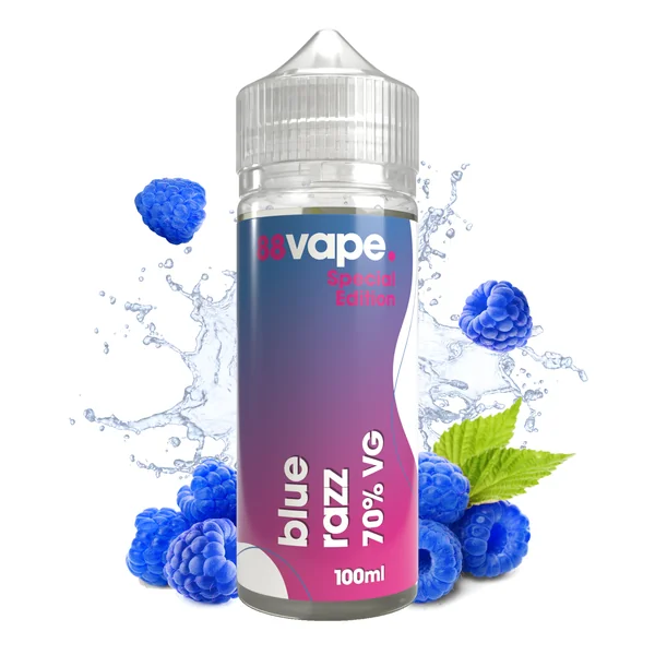 Blue Razz 100ml Short Fill - Image 3