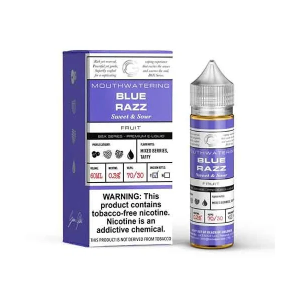 Blue Razz by GLAS Basix Eliquid 60ml