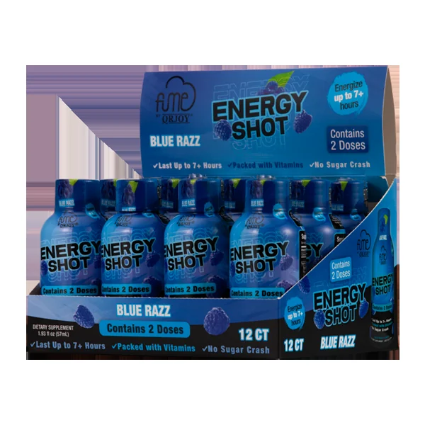 Blue Razz FUME Energy Shots - Image 2