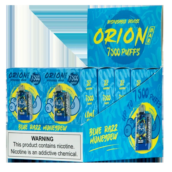 Blue Razz Honeydew Orion Bar 7500 - Image 2