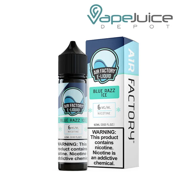 Blue Razz Ice Air Factory eLiquid 60ml - Image 2