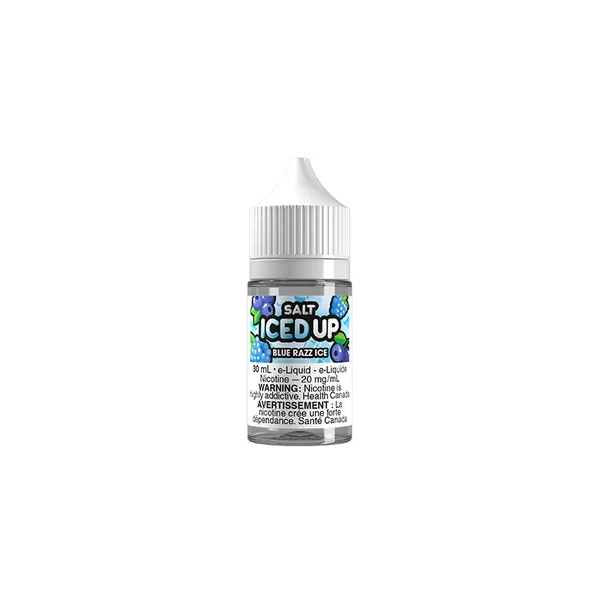 BLUE RAZZ ICE BY ICED UP SALT