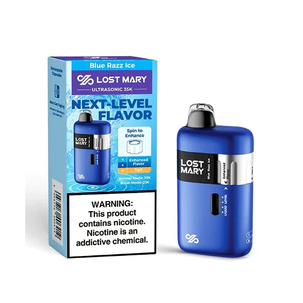 Blue Razz Ice Lost Mary Ultrasonic 35K