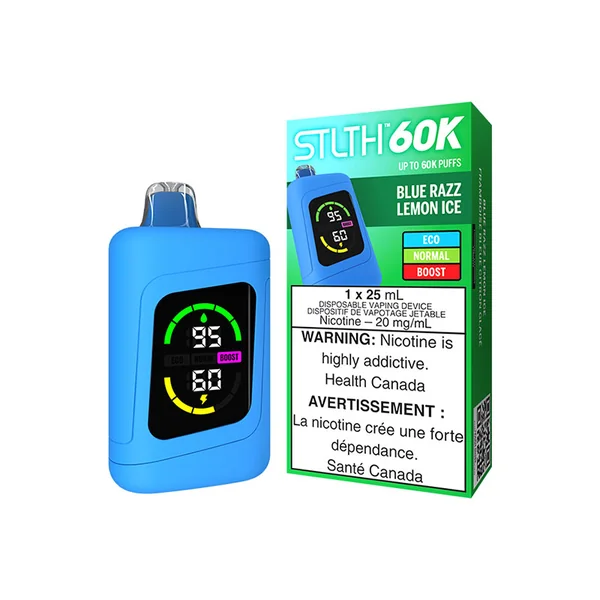 Blue Razz Lemon Ice STLTH 60K Disposable Vape | VapeLoft