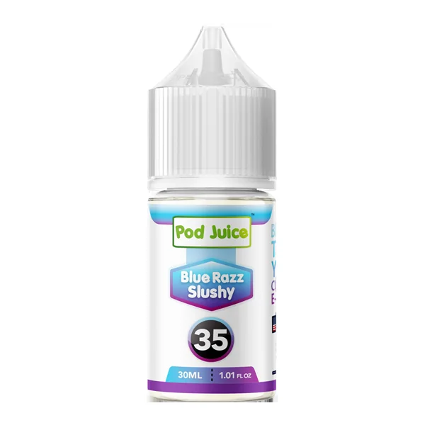 Blue Razz Slushy Pod Juice Salts (Nixodine)