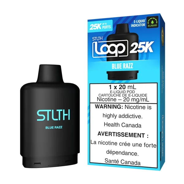 Blue Razz STLTH Loop 25K Pod | 20mL Pod - VapeLoft
