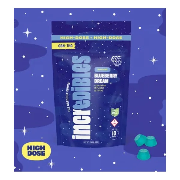 Blueberry Dream | 5:1 THC:CBN | 10 x 50mg
