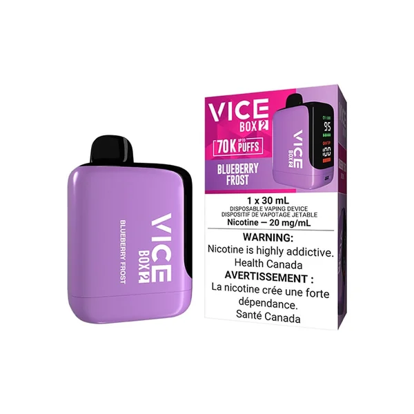 Blueberry Frost Vice Box 2 | Max 70K Puffs - VapeLoft