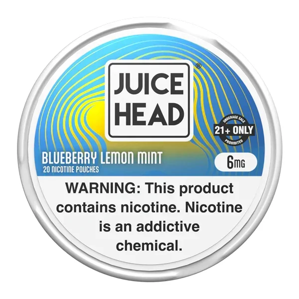 Blueberry Lemon Mint Juice Head Pouches - Vaperushusa Online Vape Store