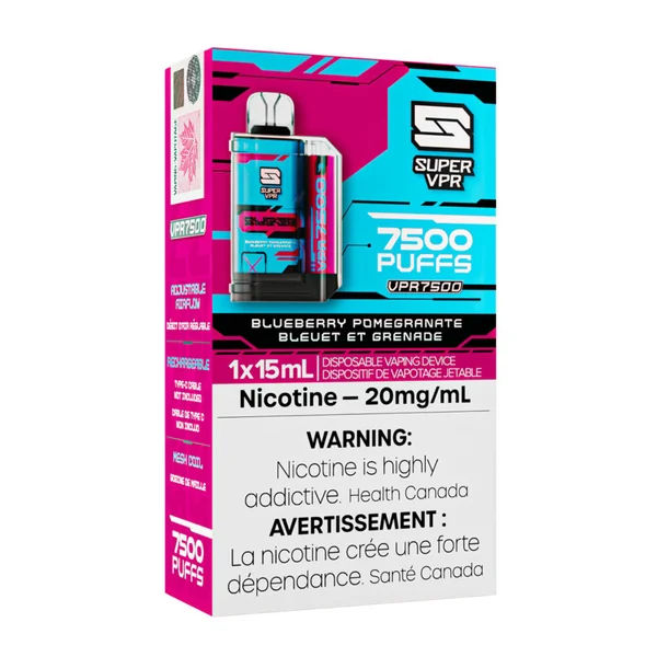 Blueberry Pomegranate Super VPR 7500 Disposable Vape | VapeLoft