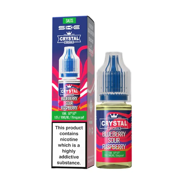 Blueberry Sour Raspberry Nic Salt E-Liquid - Crystal Original - Image 3