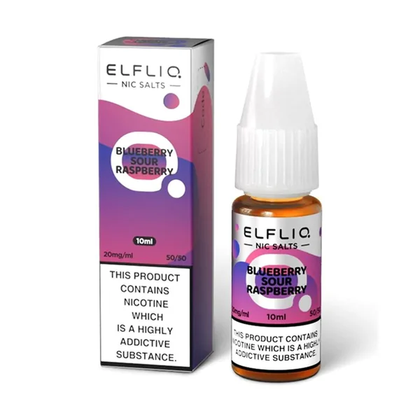 Blueberry Sour Raspberry Nic Salt E-Liquid - ElfLiq