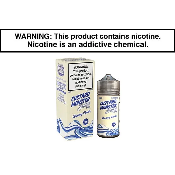 BLUEBERRY VANILLA BY CUSTARD MONSTER SWIRL 100ML