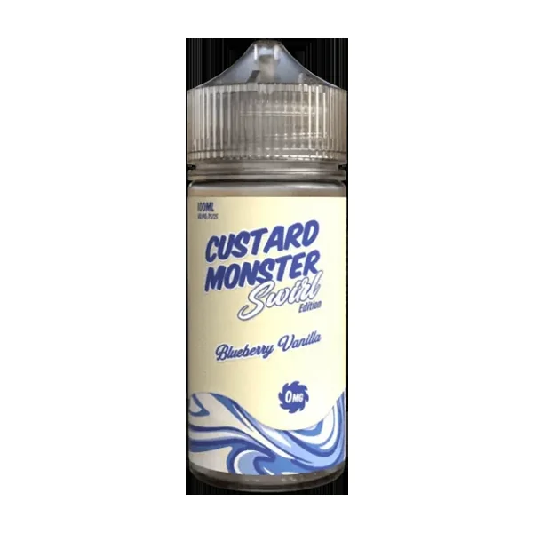 Blueberry Vanilla Custard Monster Swirl Edition eJuice Zero Nicotine 100ml