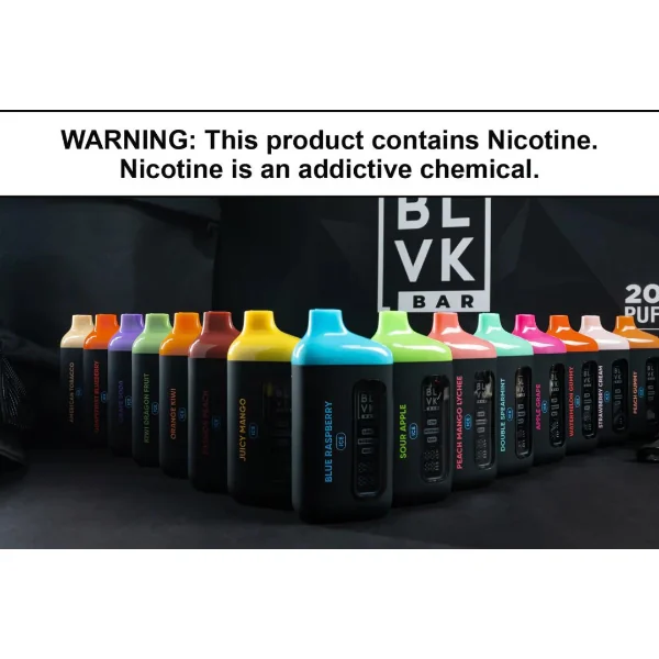 BLVK Bar 20000 Puffs Rechargeable Vape Disposable 22mL - Image 16