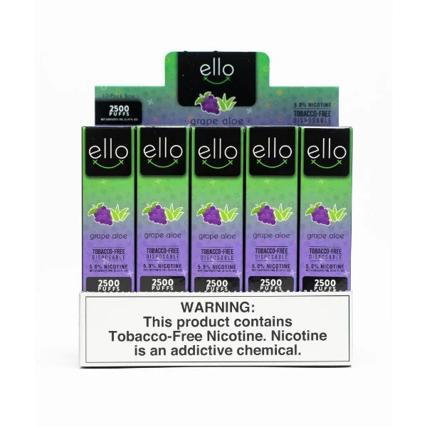 BLVK Ello 2500 Puffs TFN Disposable Vape 10 Pack 7mL - Image 5