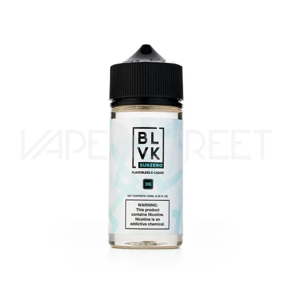 BLVK Flavorless Menthol E-liquid (100ml)