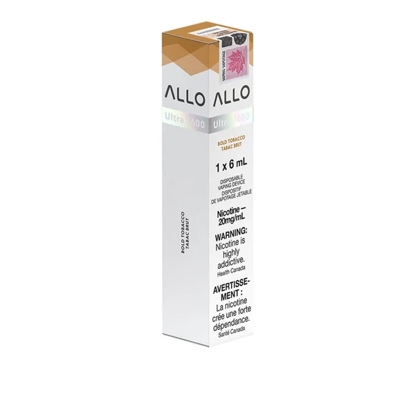 Bold Tobacco ALLO 1600 Disposable Vape | 1000mAh - VapeLoft - Image 2