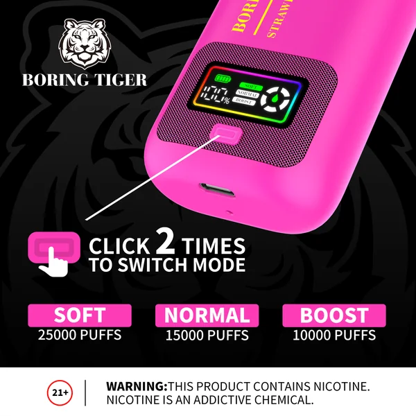 Boring Tiger 25000 Puffs Disposable Vape Device - Image 3