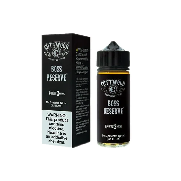 Boss Reserve by Cuttwood Vapor 120ml $12.48