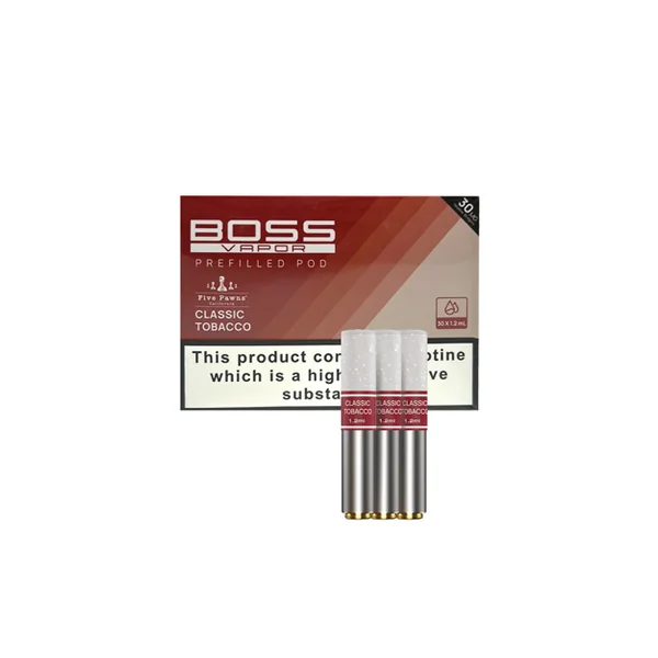 Boss Vapor Pods | Classic Tobacco