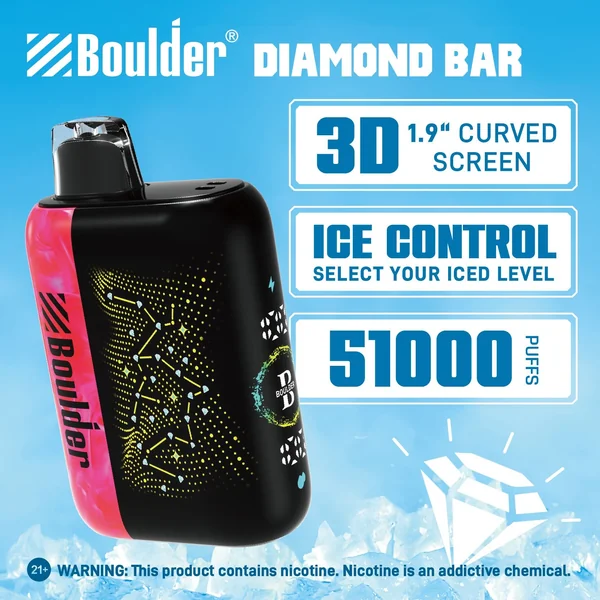 Boulder Diamond Bar 51000 Puffs Disposable Vape Device - Image 2
