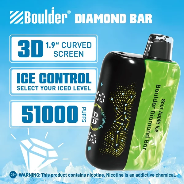 Boulder Diamond Bar 51000 Puffs Disposable Vape Device - Image 3