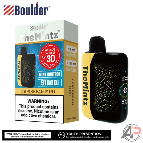 Boulder The Mintz 3D Bar 51000 Puffs Disposable Vape Device - Image 13