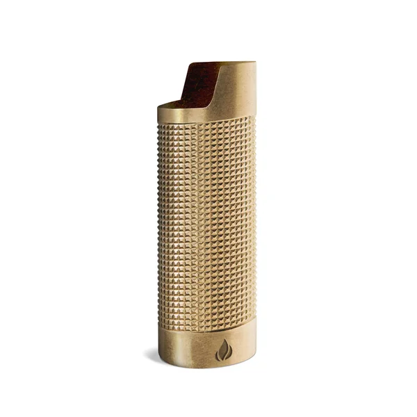 Brass Gold Sleeve Case for BIC Lighter - Image 3