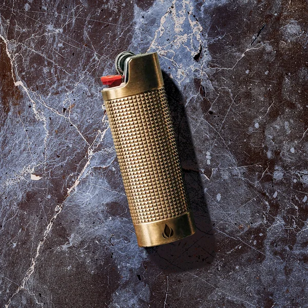 Brass Gold Sleeve Case for BIC Lighter - Image 7