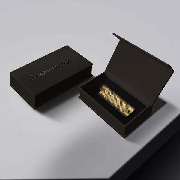 Brass Gold Sleeve Case for BIC Lighter - Image 8