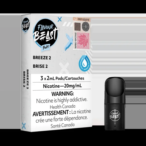 Breeze 2 Flavour Beast Pods | 2 Pack - VapeLoft