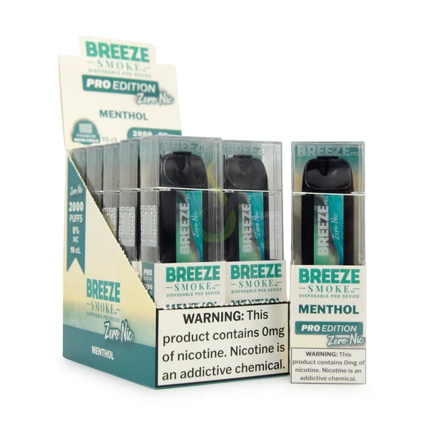 Breeze Pro 0% Nicotine Disposable Vape - Image 7
