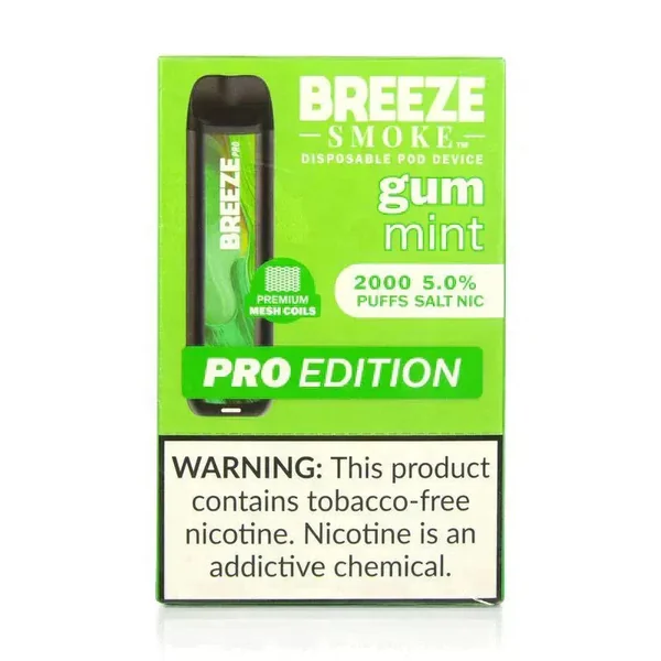 Breeze Pro 2000 Puff Nicotine Disposable - Image 16