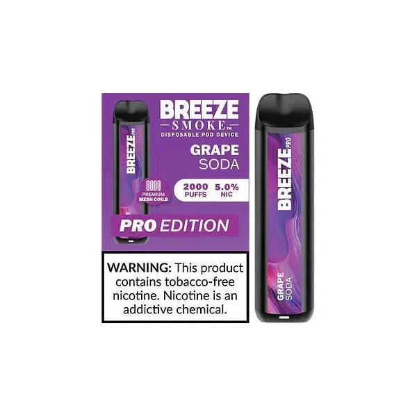 Breeze Pro 2000 Puff Nicotine Disposable - Image 4