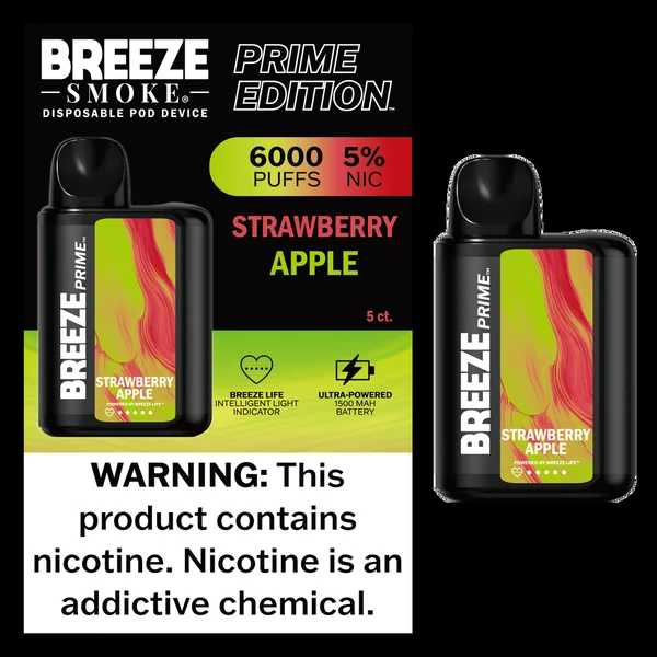 Breeze Smoke Prime Edition 6000 Puff Disposable Vape Device - Image 11