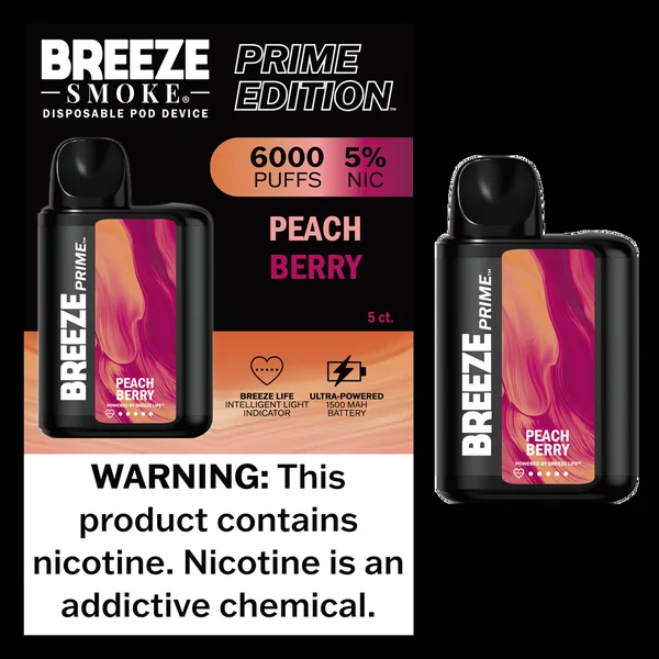 Breeze Smoke Prime Edition 6000 Puff Disposable Vape Device - Image 12