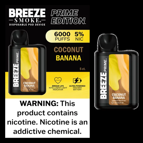 Breeze Smoke Prime Edition 6000 Puff Disposable Vape Device - Image 9