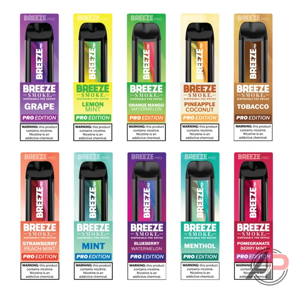 Breeze Smoke Pro Edition 2000 Puffs Disposable Vape Device - Image 2