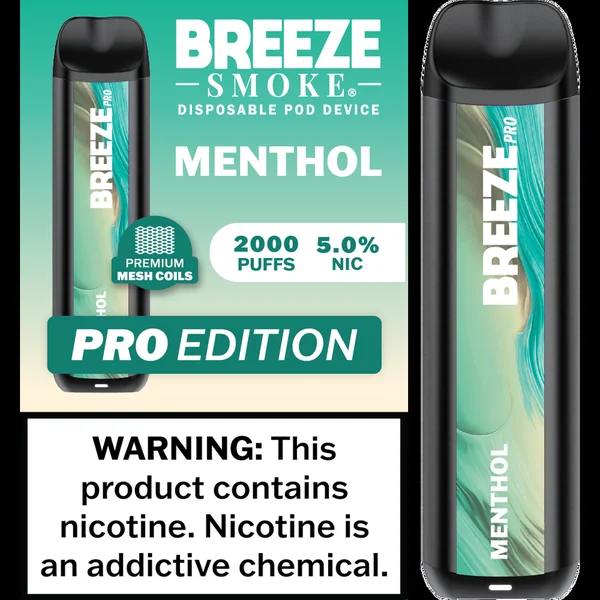 Breeze Smoke Pro Edition 2000 Puffs Disposable Vape Device - Image 13
