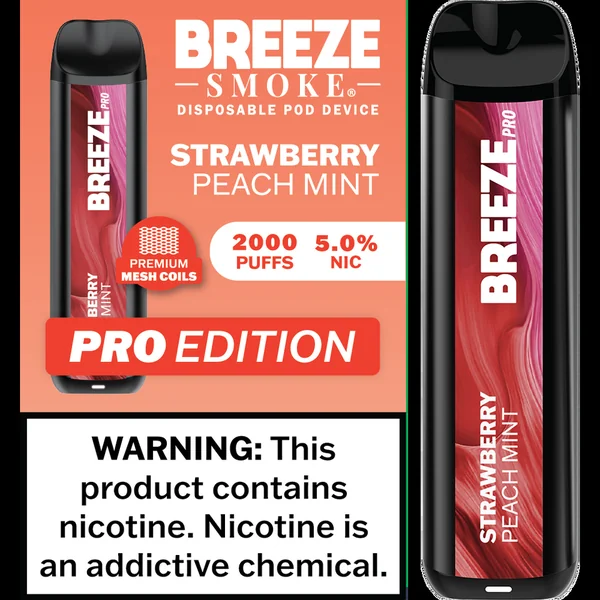 Breeze Smoke Pro Edition 2000 Puffs Disposable Vape Device - Image 17
