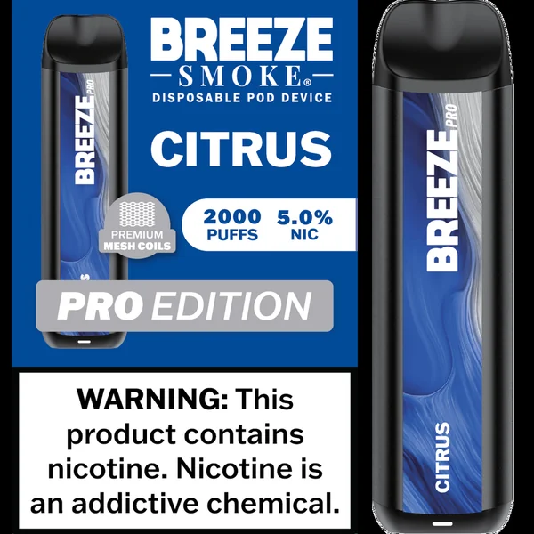 Breeze Smoke Pro Edition 2000 Puffs Disposable Vape Device - Image 20